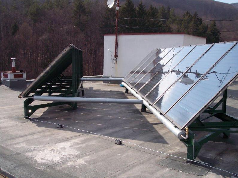 Realizácie - Malý solár 16 kolektorov TS 300 a 1 500 l zásobník